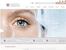 Tablet Screenshot of janssen-beauty.cz