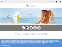 Tablet Screenshot of janssen-beauty.ru